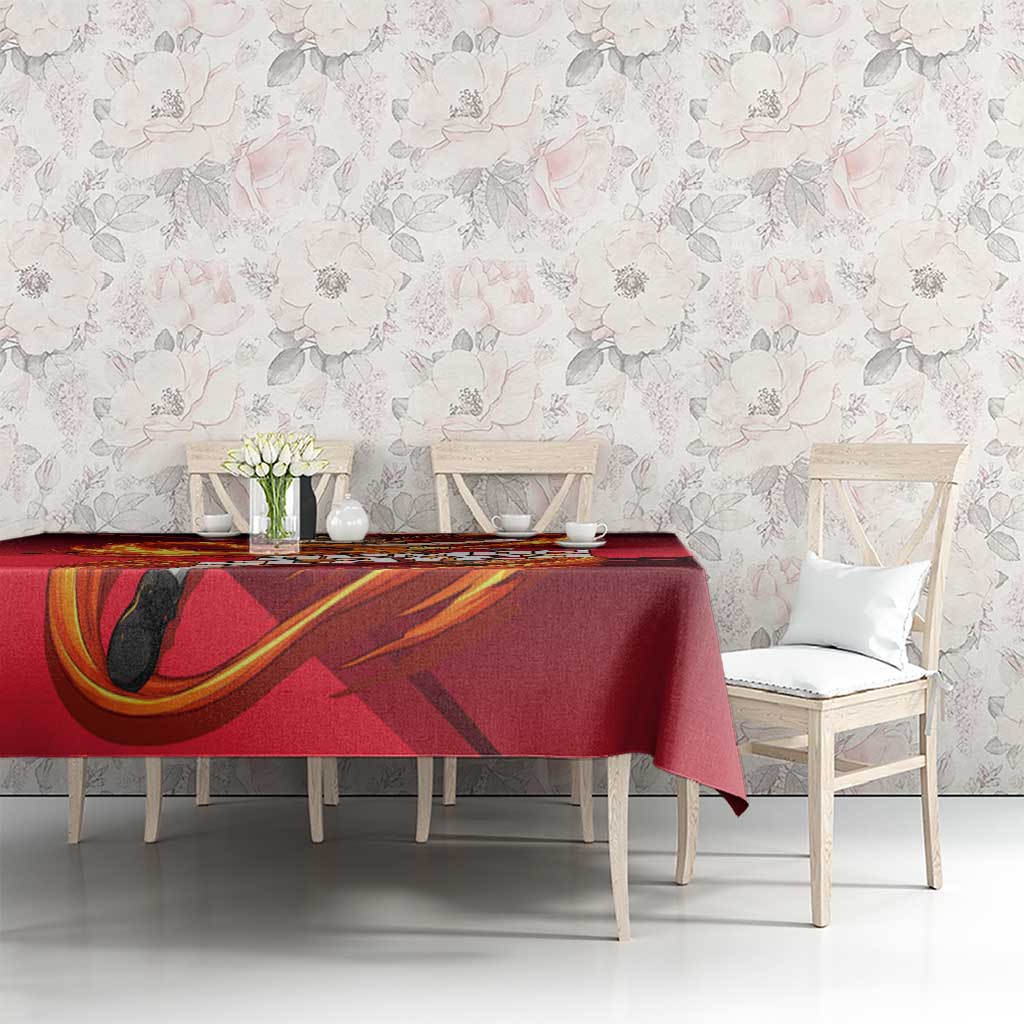 Kyojuro Rengoku Flame Rally Tablecloth Sporty Anime Mashup Style