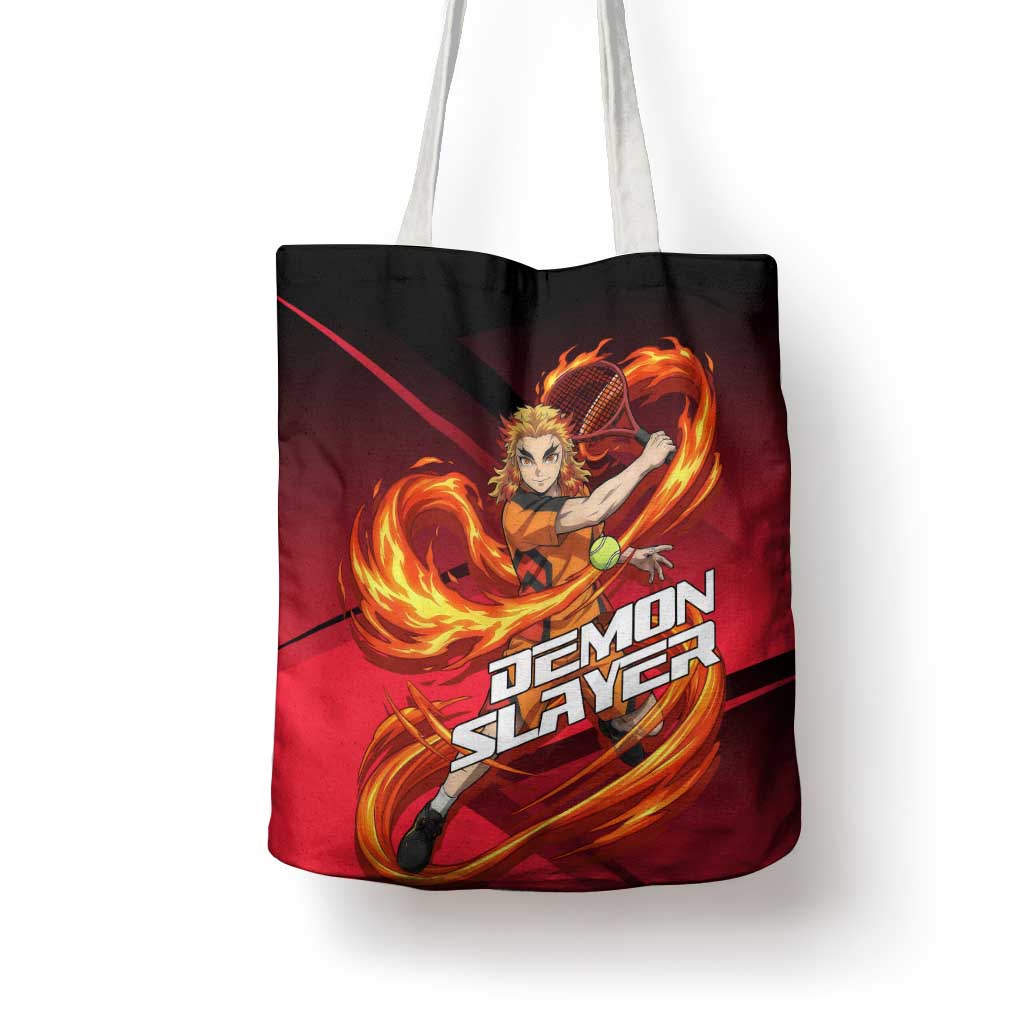 Kyojuro Rengoku Flame Rally Tote Bag Sporty Anime Mashup Style