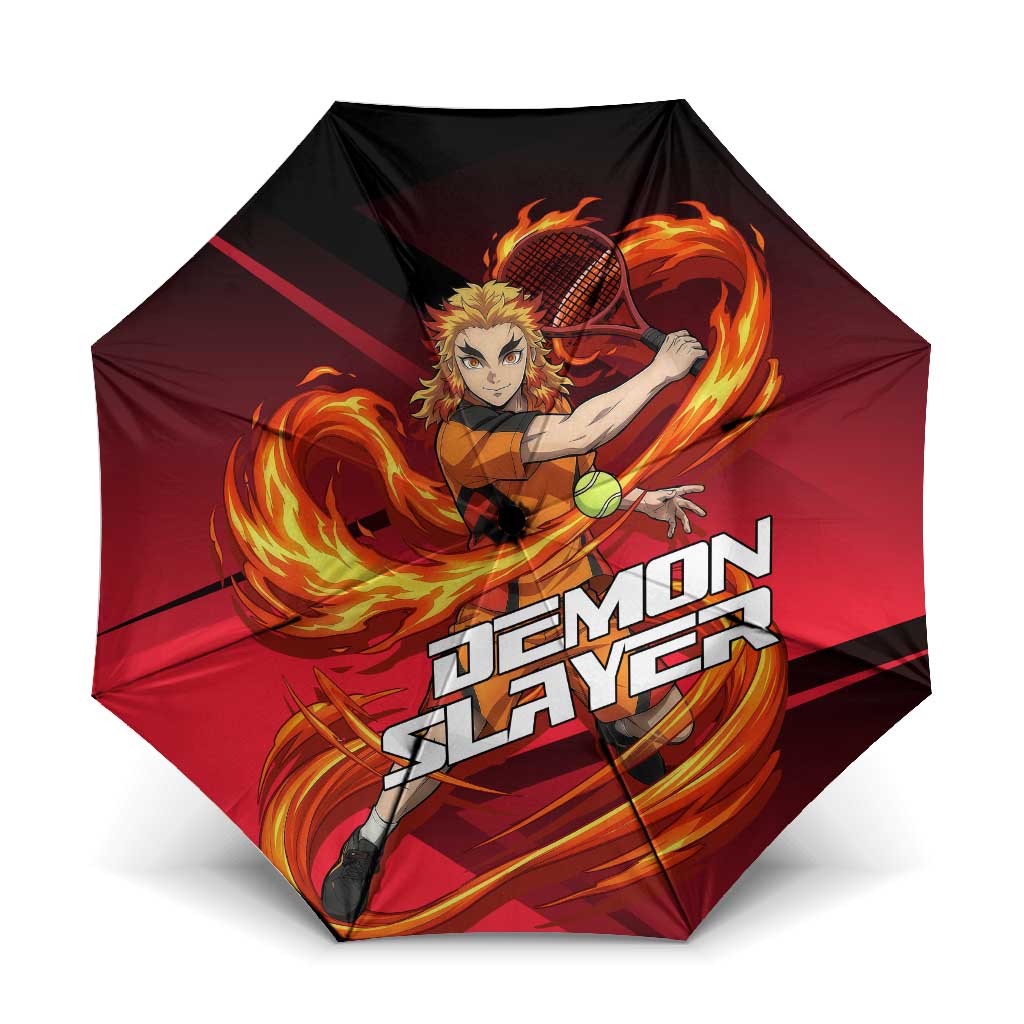 Kyojuro Rengoku Flame Rally Umbrella Sporty Anime Mashup Style