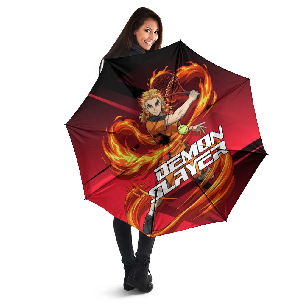 Kyojuro Rengoku Flame Rally Umbrella Sporty Anime Mashup Style