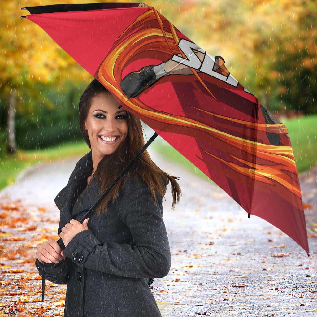 Kyojuro Rengoku Flame Rally Umbrella Sporty Anime Mashup Style