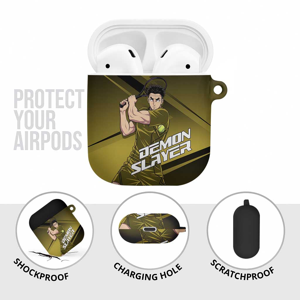 Gyomei Himejima Stone Serve AirPods Case Sporty Anime Mashup Style