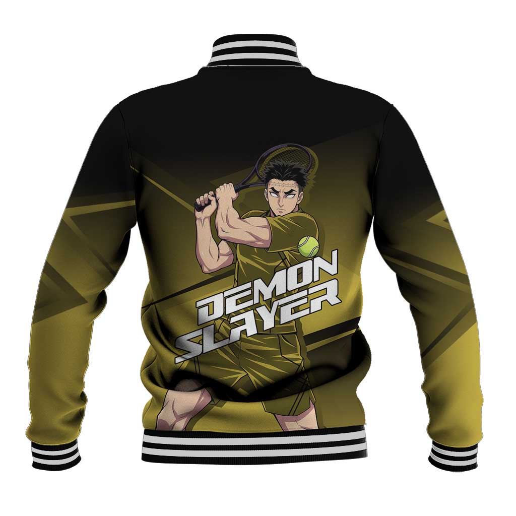 Gyomei Himejima Stone Serve Baseball Jacket Sporty Anime Mashup Style