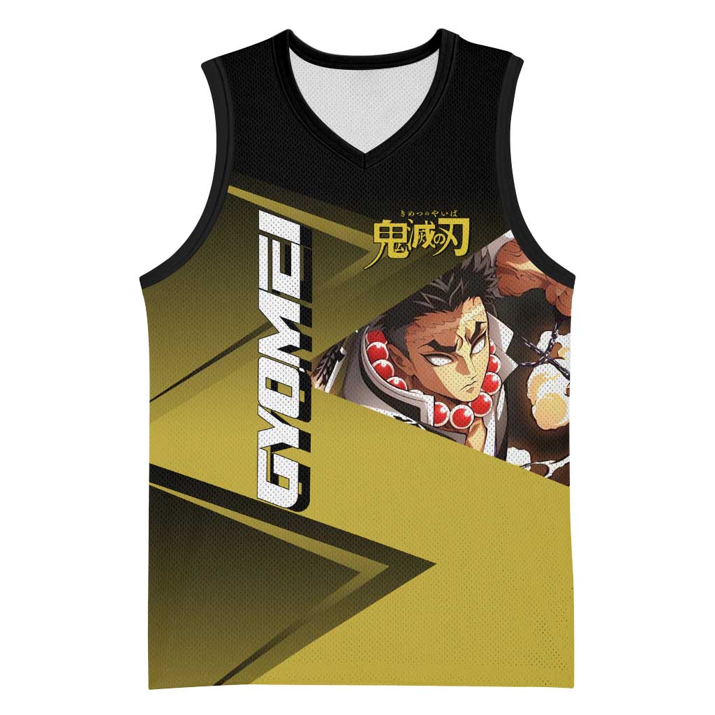 Gyomei Himejima Stone Serve Basketball Jersey Sporty Anime Mashup Style