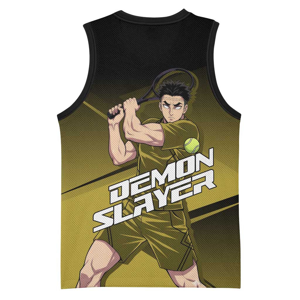Gyomei Himejima Stone Serve Basketball Jersey Sporty Anime Mashup Style