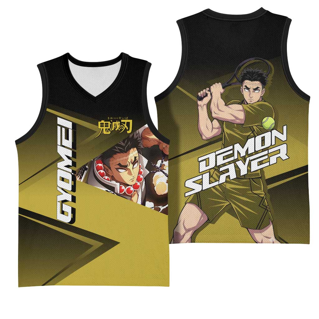 Gyomei Himejima Stone Serve Basketball Jersey Sporty Anime Mashup Style