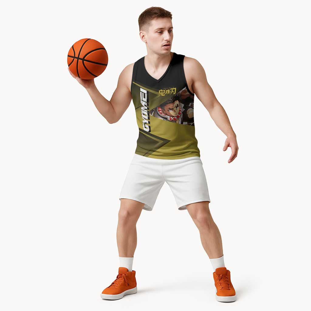 Gyomei Himejima Stone Serve Basketball Jersey Sporty Anime Mashup Style