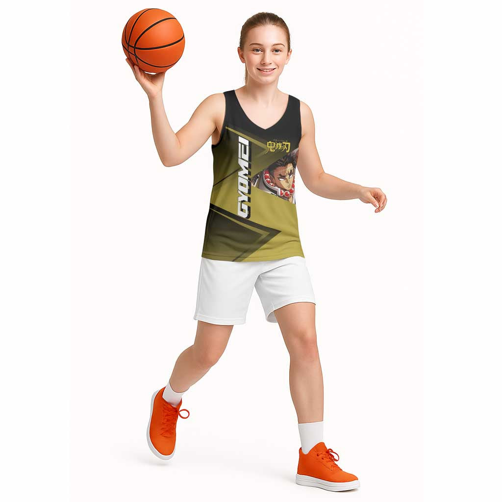 Gyomei Himejima Stone Serve Basketball Jersey Sporty Anime Mashup Style