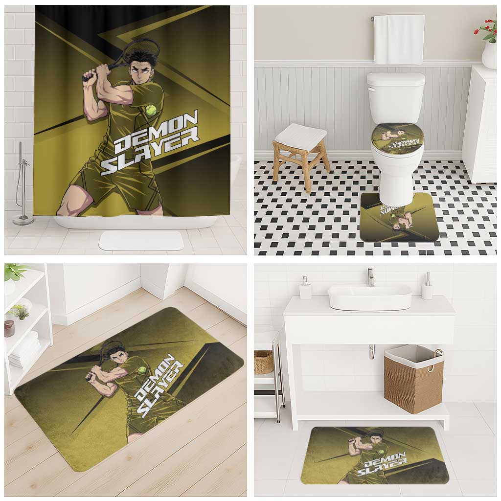 Gyomei Himejima Stone Serve Bathroom Set Sporty Anime Mashup Style
