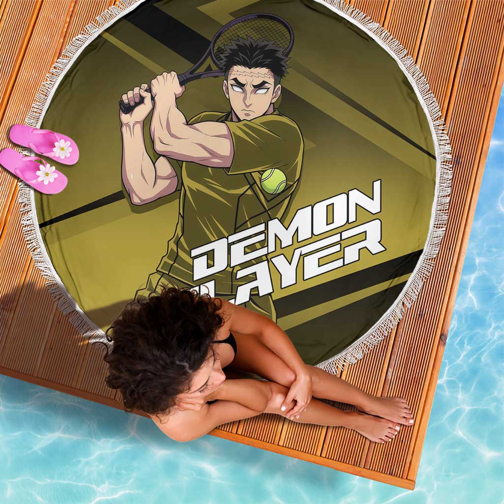 Gyomei Himejima Stone Serve Beach Blanket Sporty Anime Mashup Style