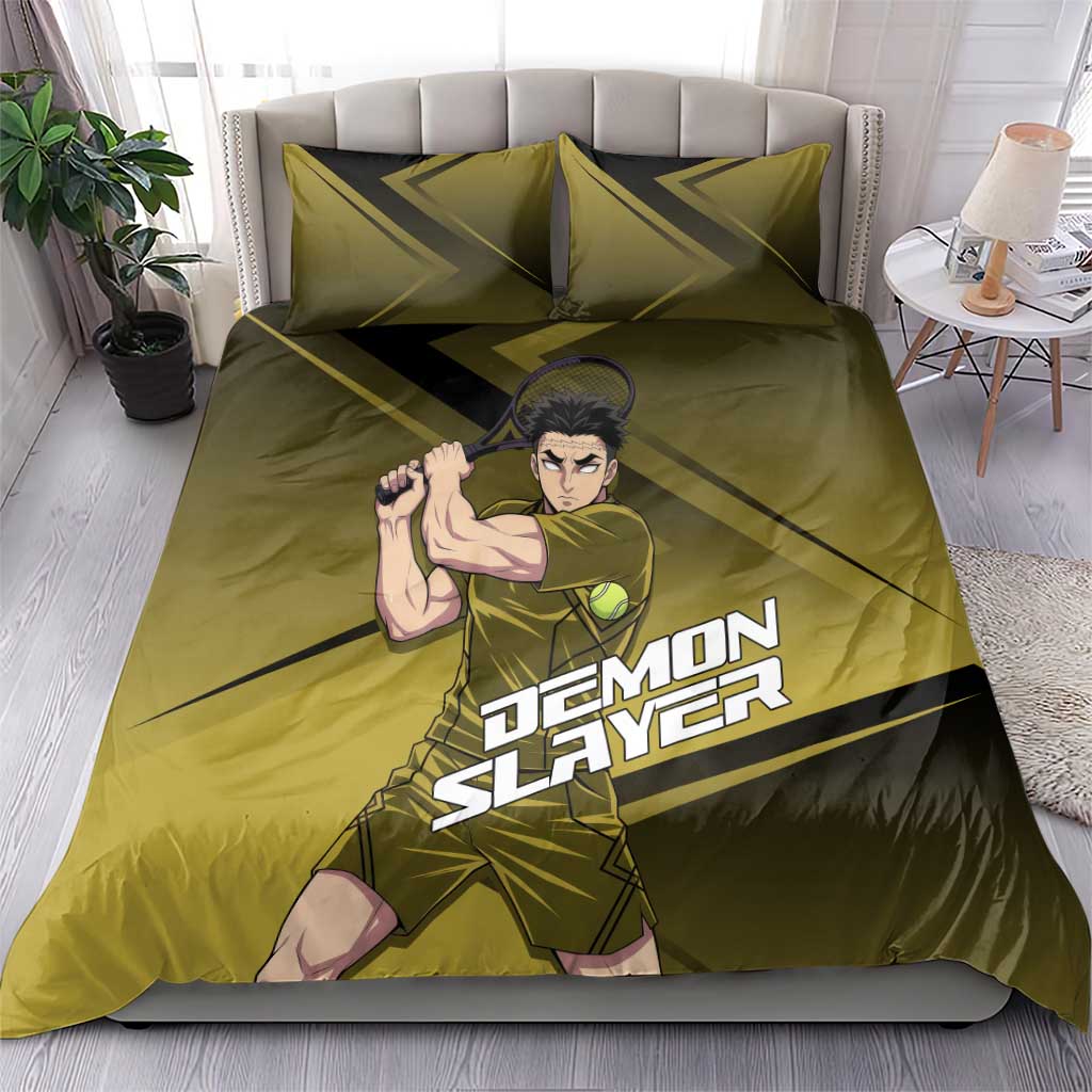 Gyomei Himejima Stone Serve Bedding Set Sporty Anime Mashup Style