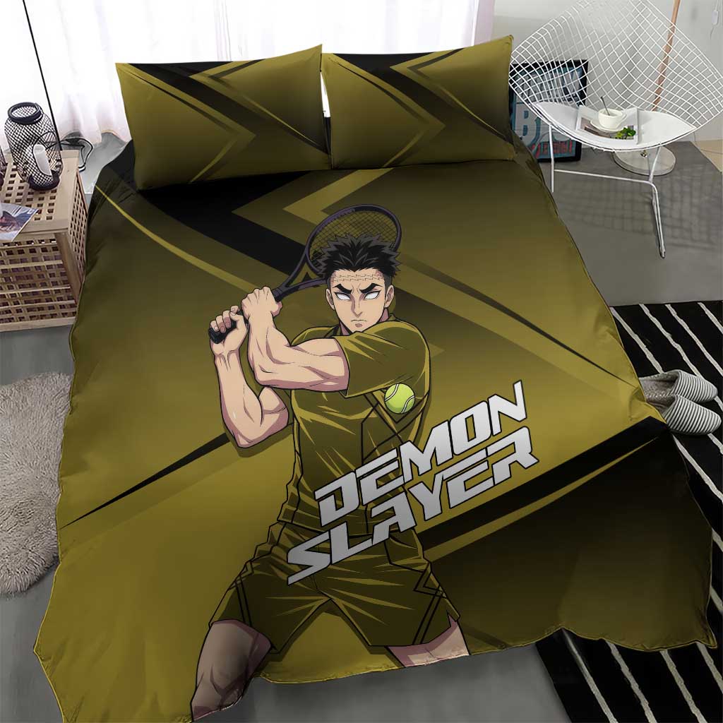 Gyomei Himejima Stone Serve Bedding Set Sporty Anime Mashup Style