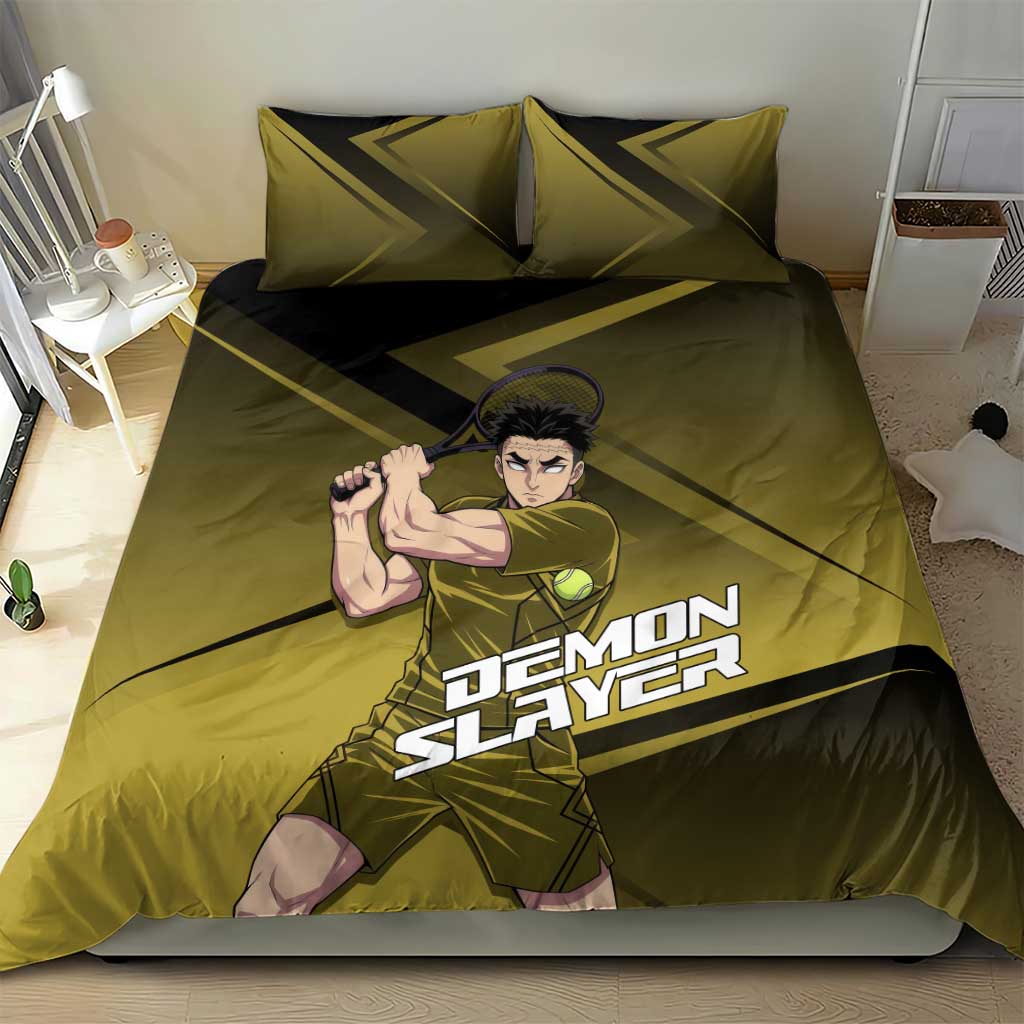 Gyomei Himejima Stone Serve Bedding Set Sporty Anime Mashup Style