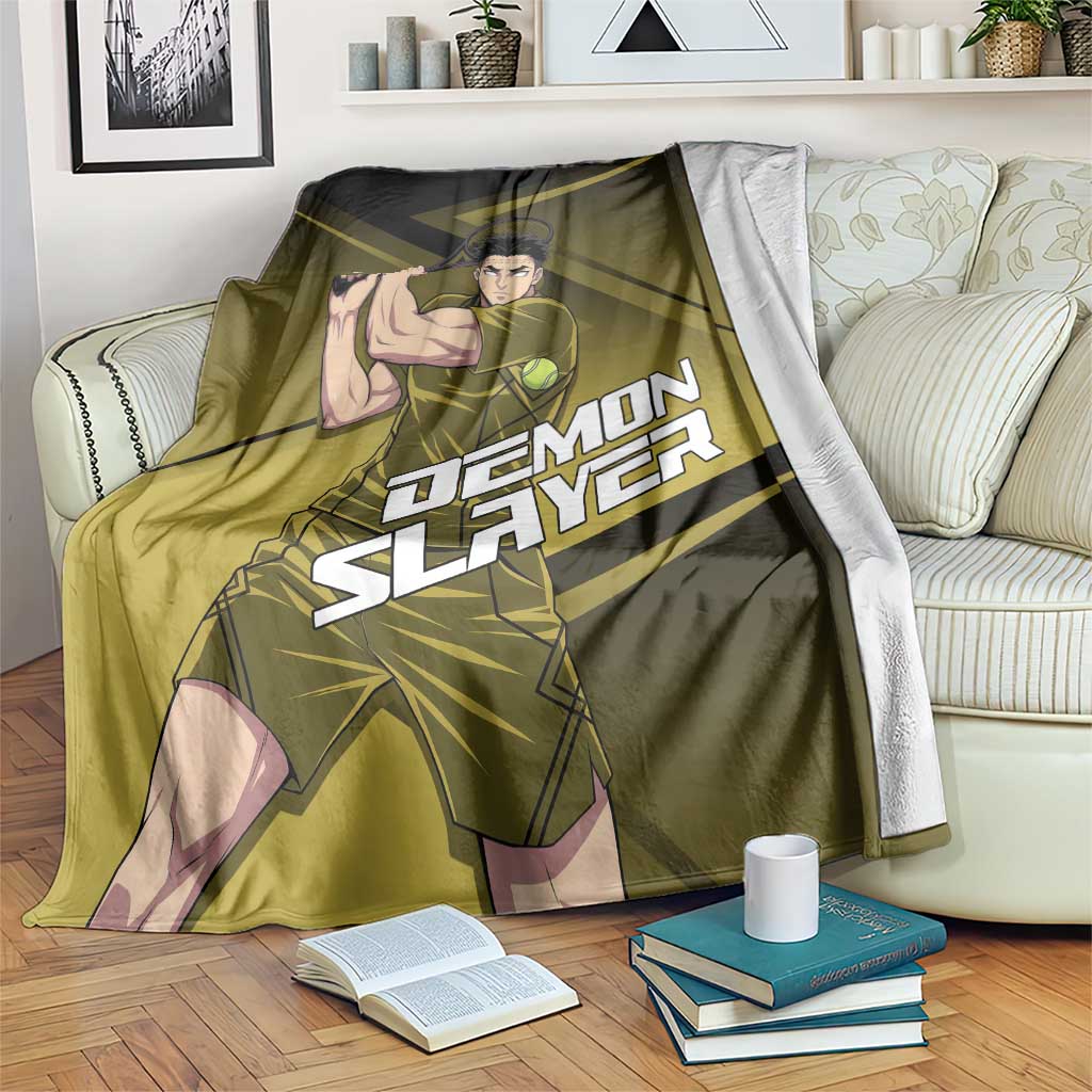 Gyomei Himejima Stone Serve Blanket Sporty Anime Mashup Style