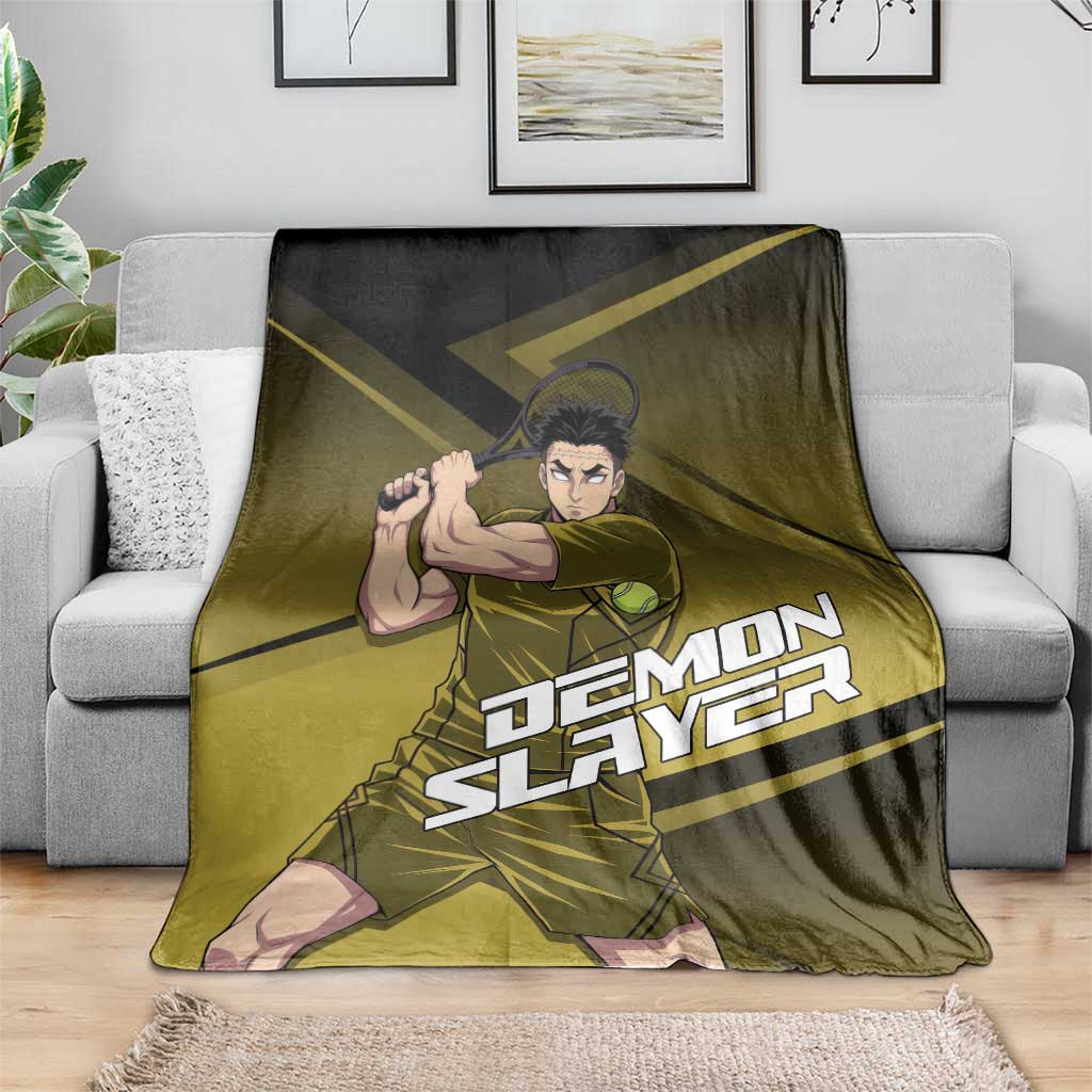 Gyomei Himejima Stone Serve Blanket Sporty Anime Mashup Style