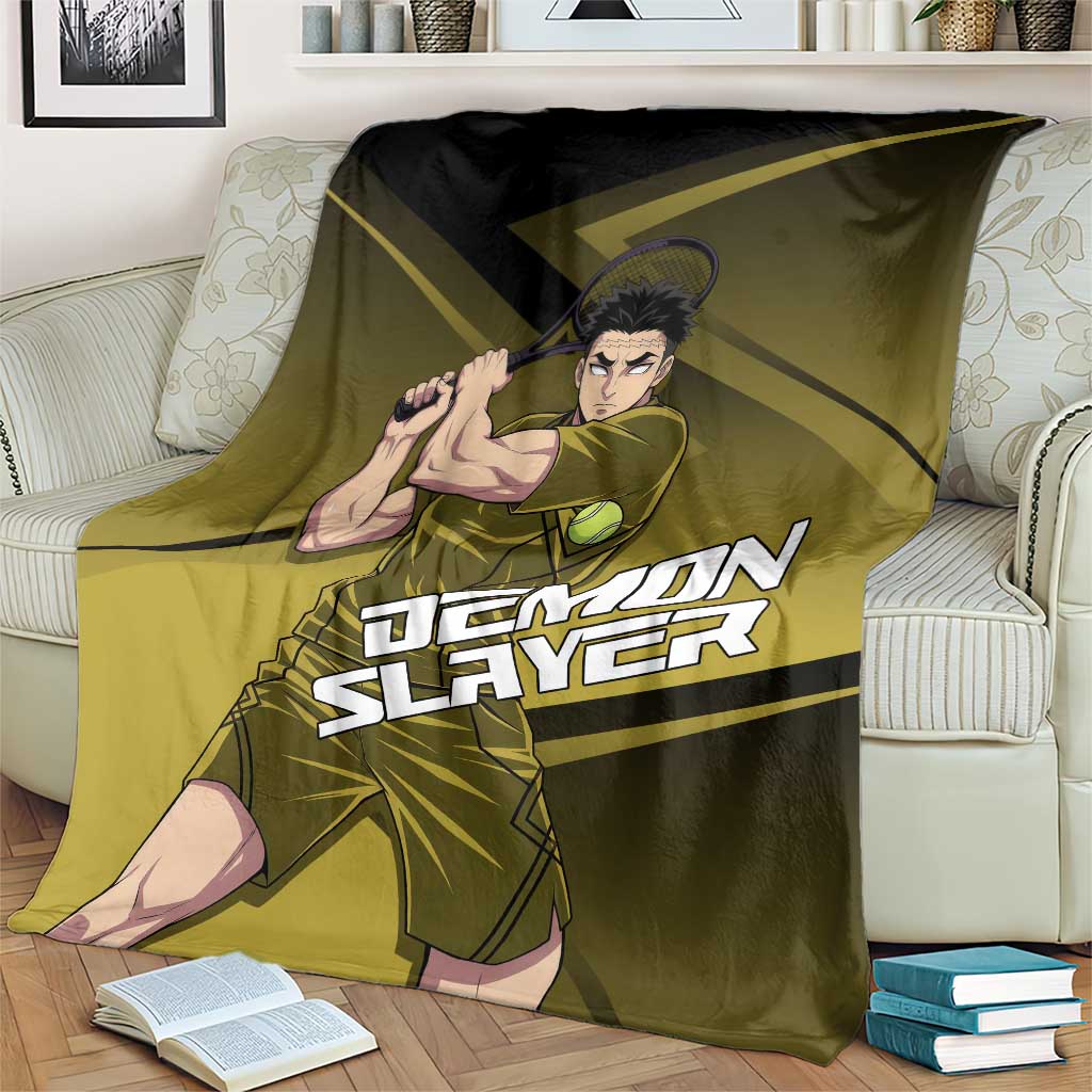 Gyomei Himejima Stone Serve Blanket Sporty Anime Mashup Style