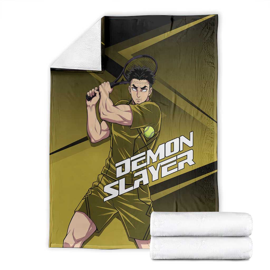 Gyomei Himejima Stone Serve Blanket Sporty Anime Mashup Style