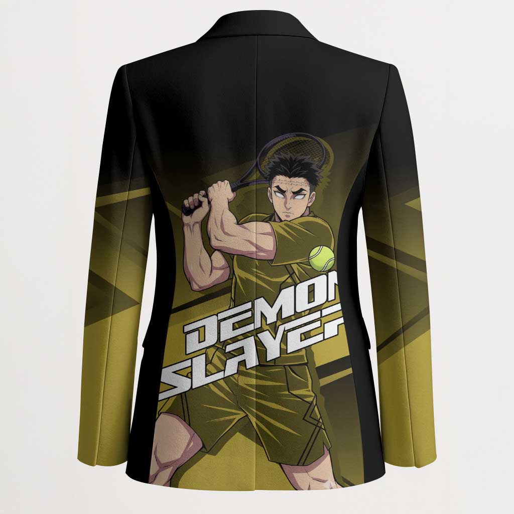 Gyomei Himejima Stone Serve Blazer Sporty Anime Mashup Style
