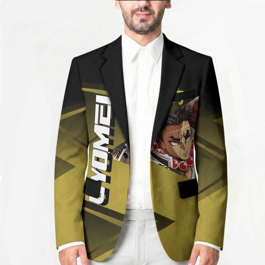 Gyomei Himejima Stone Serve Blazer Sporty Anime Mashup Style