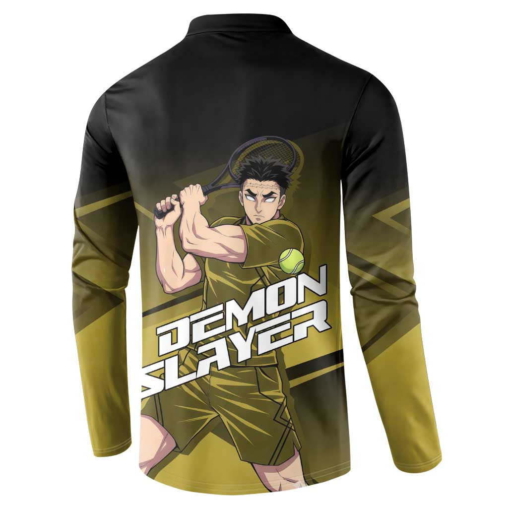Gyomei Himejima Stone Serve Button Sweatshirt Sporty Anime Mashup Style