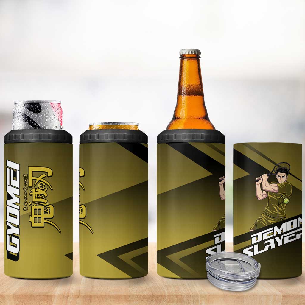 Gyomei Himejima Stone Serve 4 in 1 Can Cooler Tumbler Sporty Anime Mashup Style