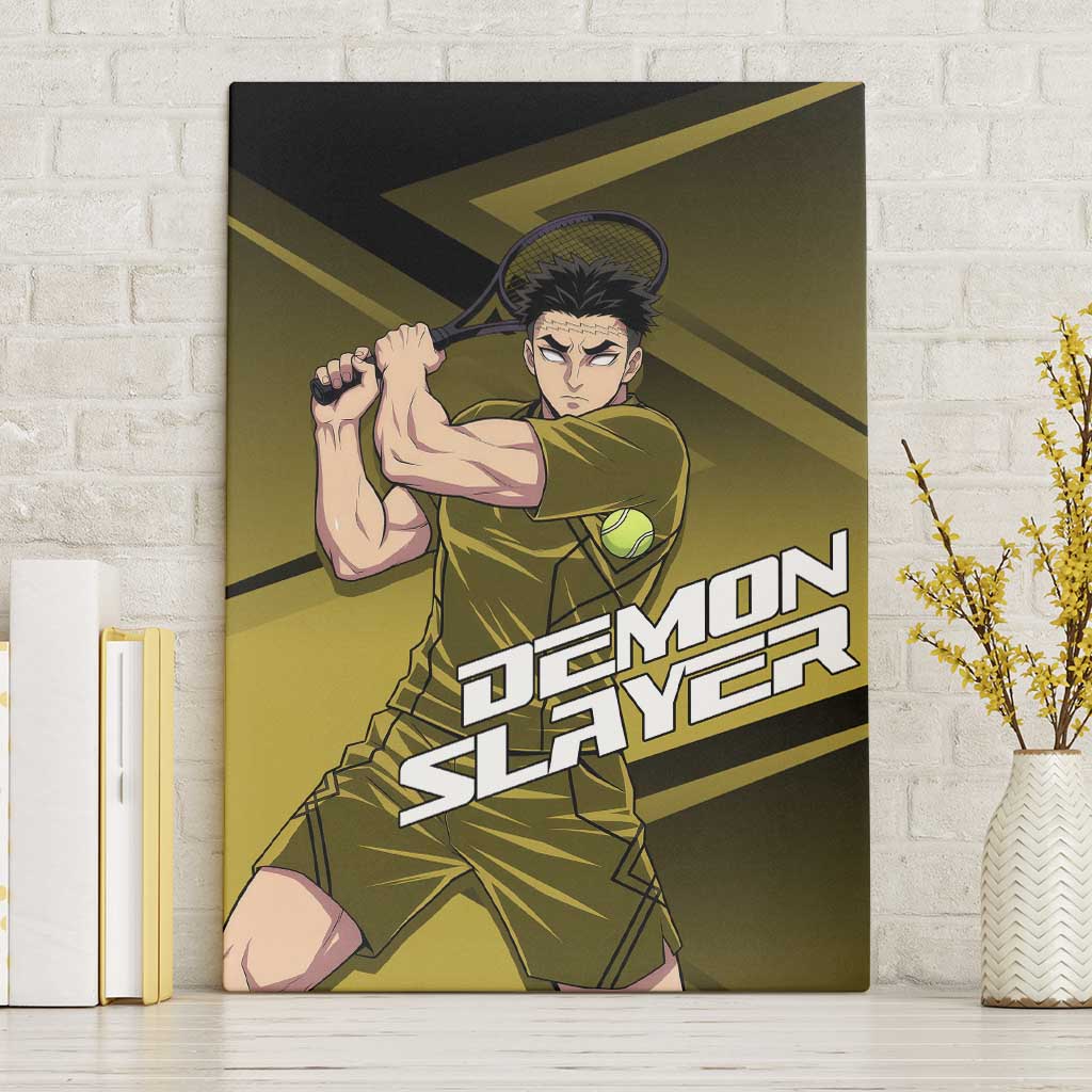 Gyomei Himejima Stone Serve Canvas Wall Art Sporty Anime Mashup Style