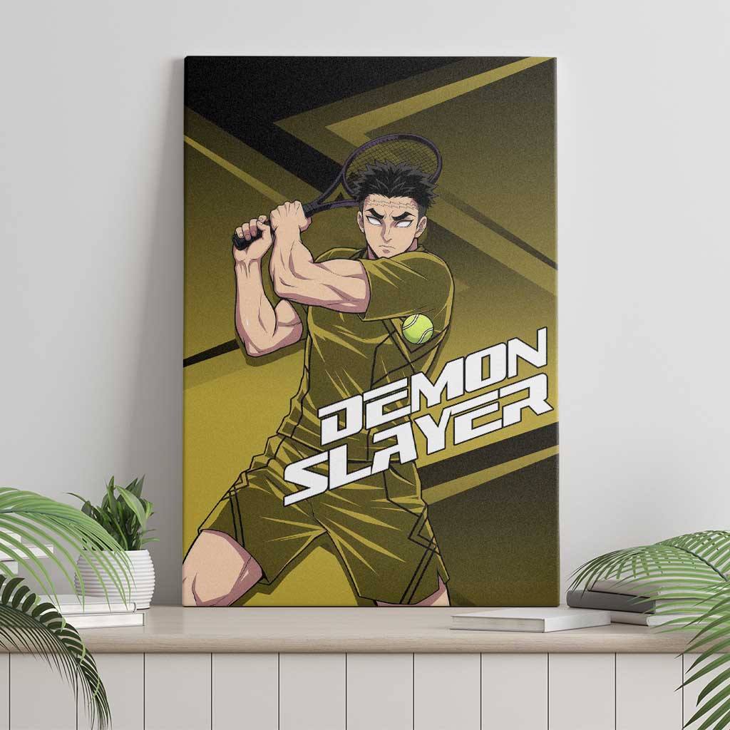 Gyomei Himejima Stone Serve Canvas Wall Art Sporty Anime Mashup Style