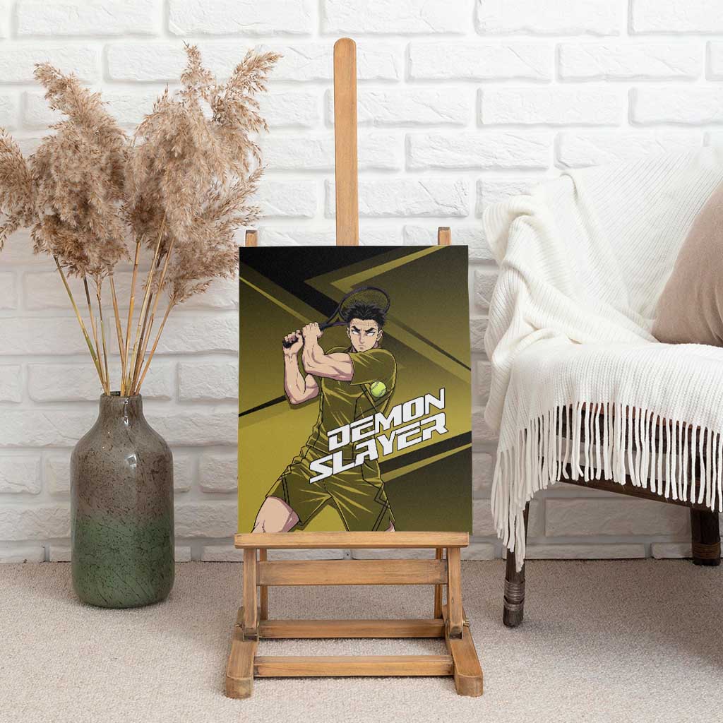 Gyomei Himejima Stone Serve Canvas Wall Art Sporty Anime Mashup Style
