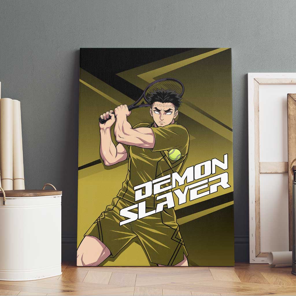 Gyomei Himejima Stone Serve Canvas Wall Art Sporty Anime Mashup Style