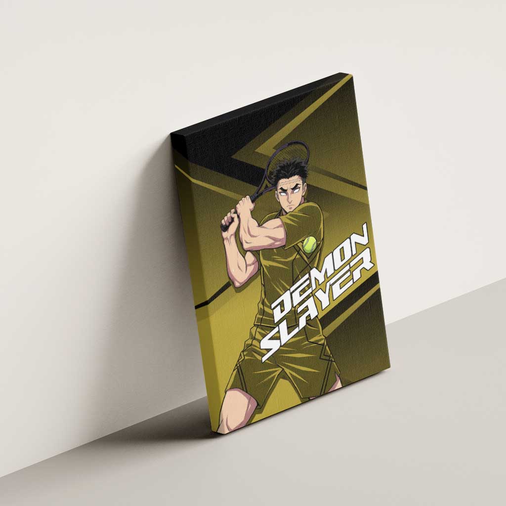 Gyomei Himejima Stone Serve Canvas Wall Art Sporty Anime Mashup Style