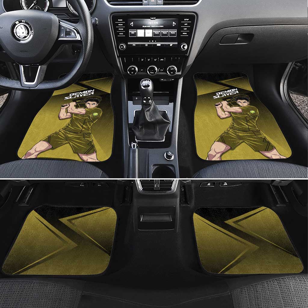 Gyomei Himejima Stone Serve Car Mats Sporty Anime Mashup Style