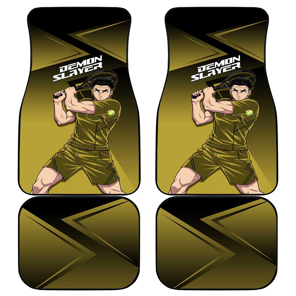 Gyomei Himejima Stone Serve Car Mats Sporty Anime Mashup Style