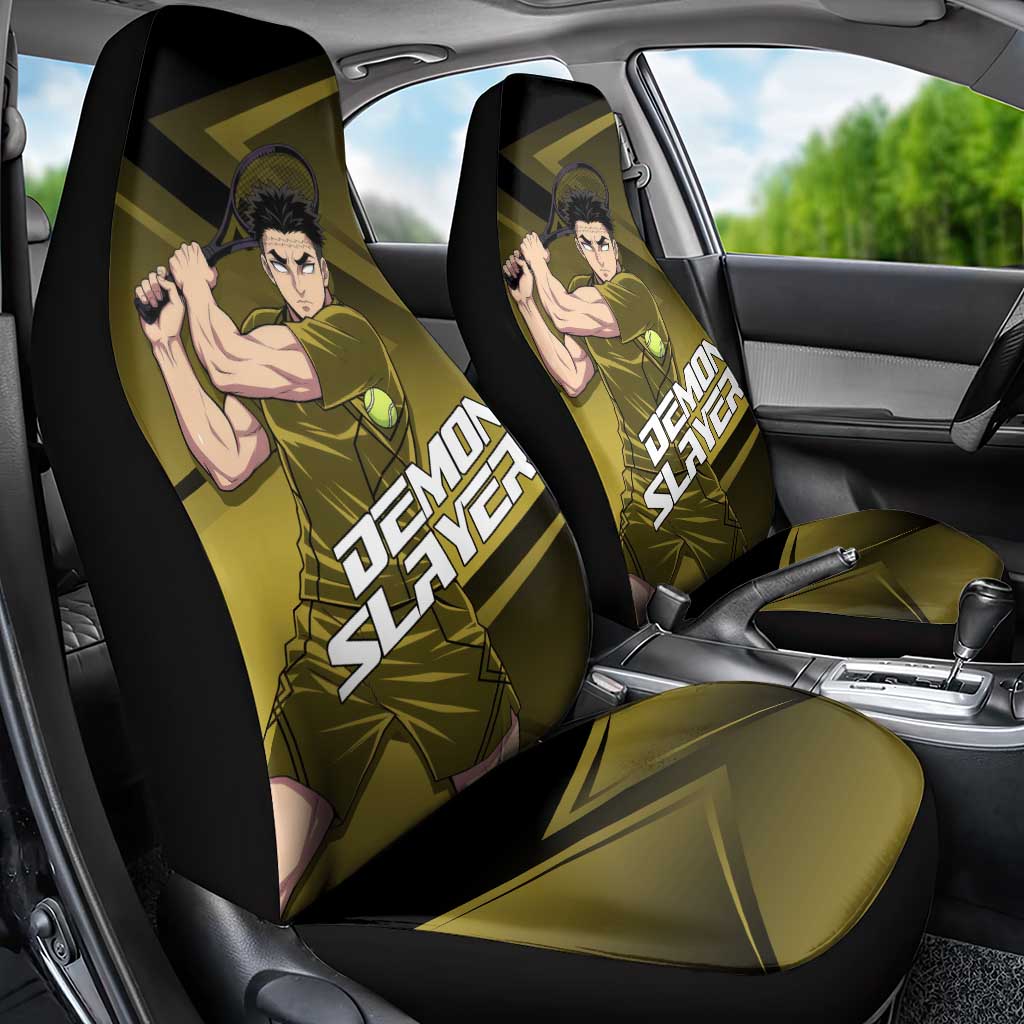 Gyomei Himejima Stone Serve Car Seat Cover Sporty Anime Mashup Style