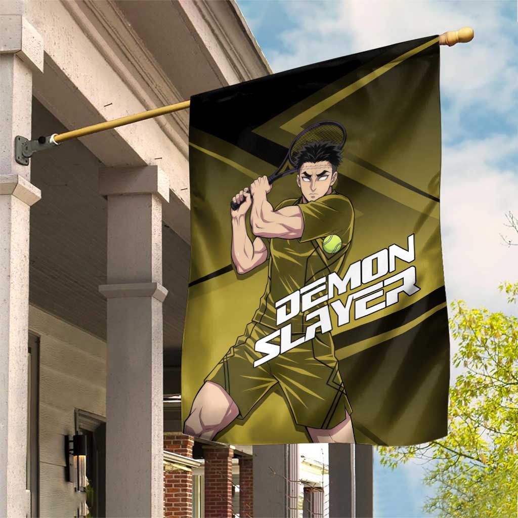 Gyomei Himejima Stone Serve Garden Flag Sporty Anime Mashup Style