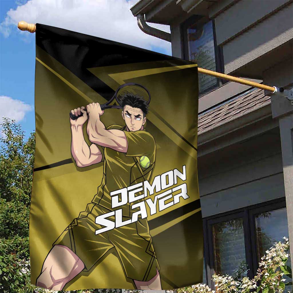 Gyomei Himejima Stone Serve Garden Flag Sporty Anime Mashup Style