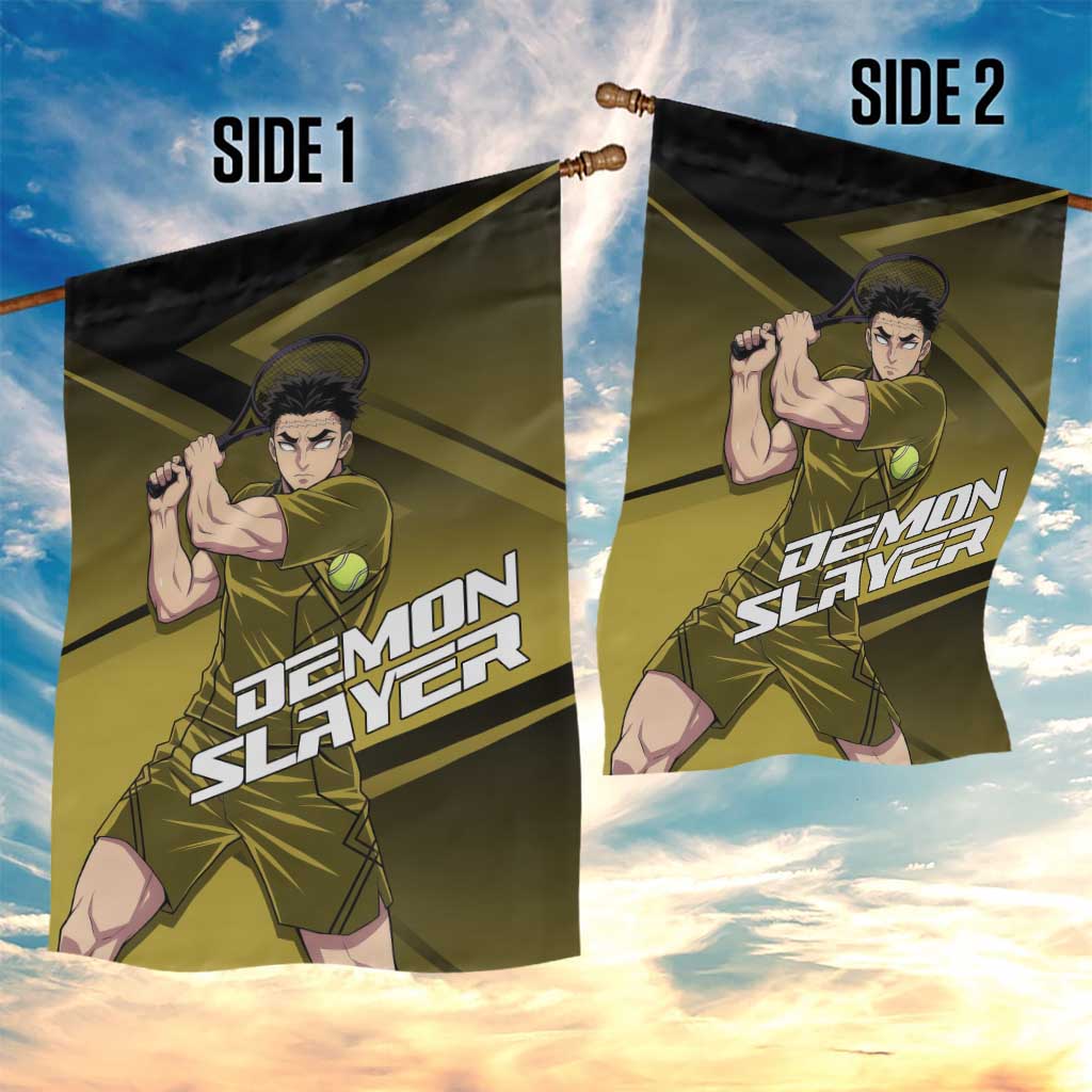 Gyomei Himejima Stone Serve Garden Flag Sporty Anime Mashup Style