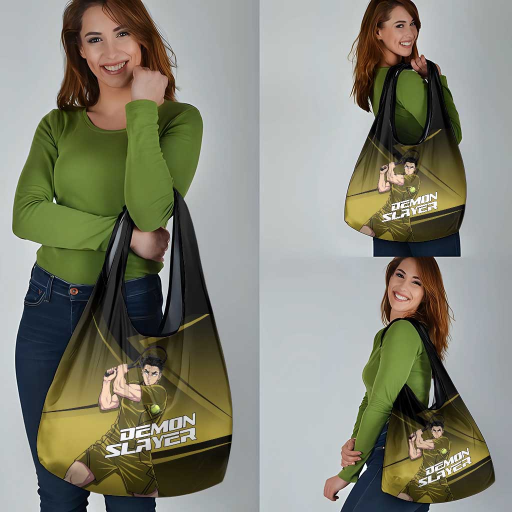Gyomei Himejima Stone Serve Grocery Bag Sporty Anime Mashup Style