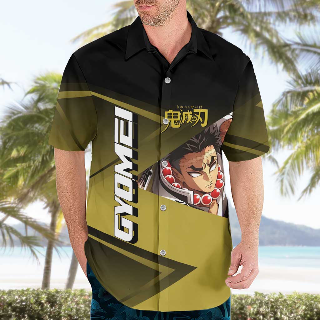 Gyomei Himejima Stone Serve Hawaiian Shirt Sporty Anime Mashup Style
