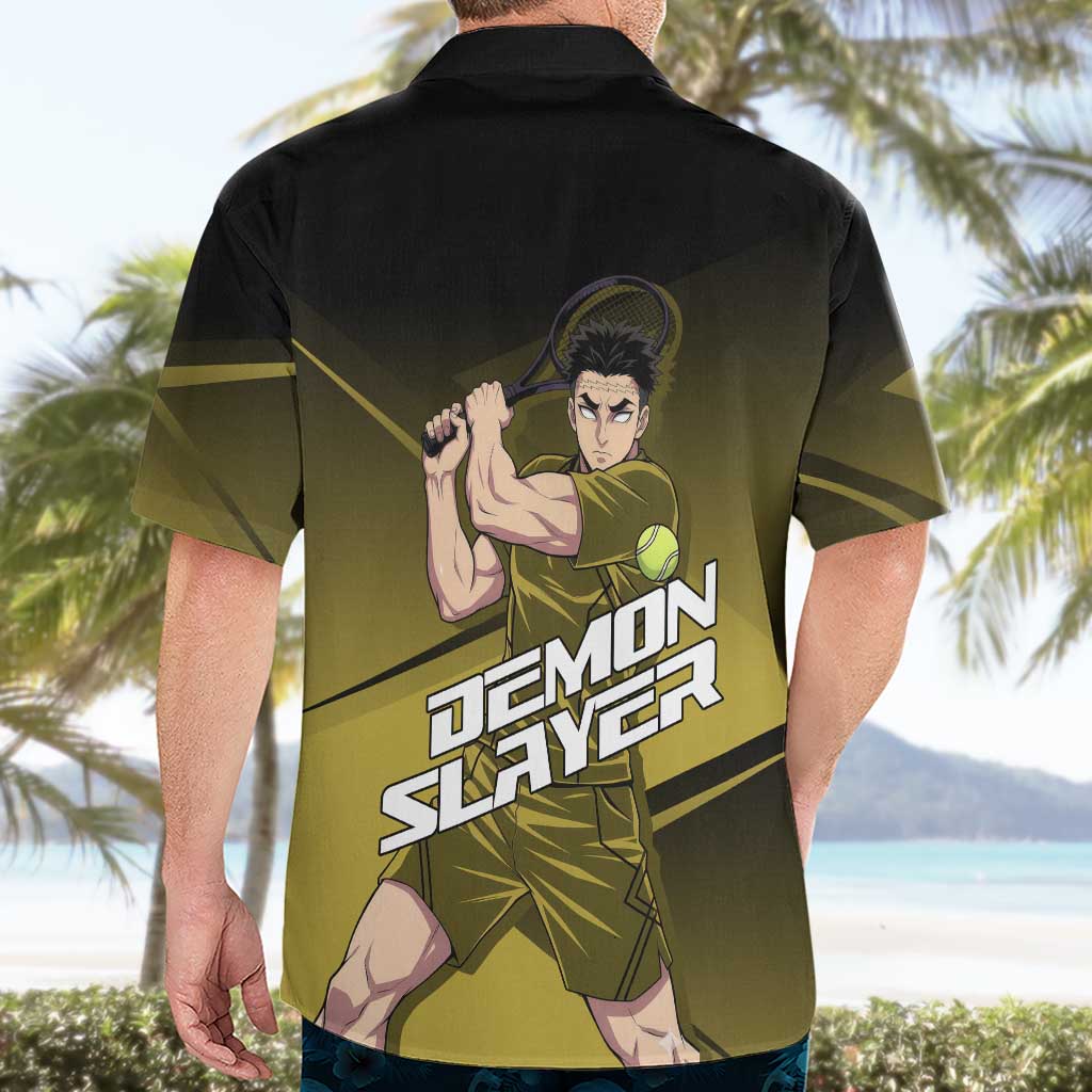 Gyomei Himejima Stone Serve Hawaiian Shirt Sporty Anime Mashup Style