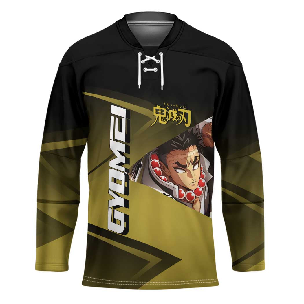 Gyomei Himejima Stone Serve Hockey Jersey Sporty Anime Mashup Style