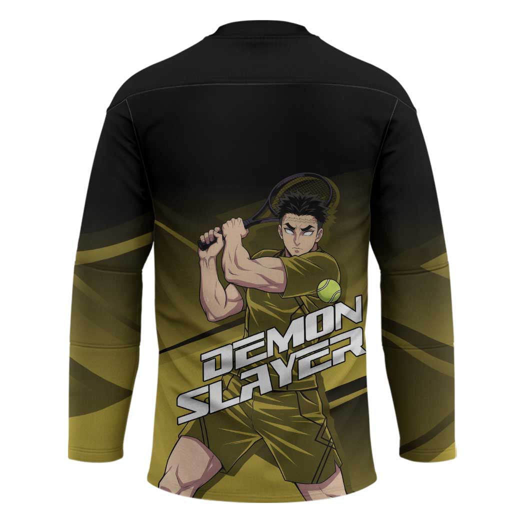 Gyomei Himejima Stone Serve Hockey Jersey Sporty Anime Mashup Style