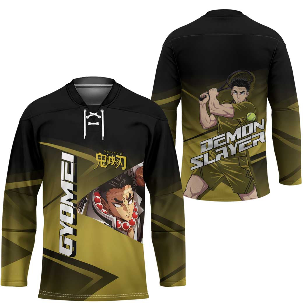 Gyomei Himejima Stone Serve Hockey Jersey Sporty Anime Mashup Style