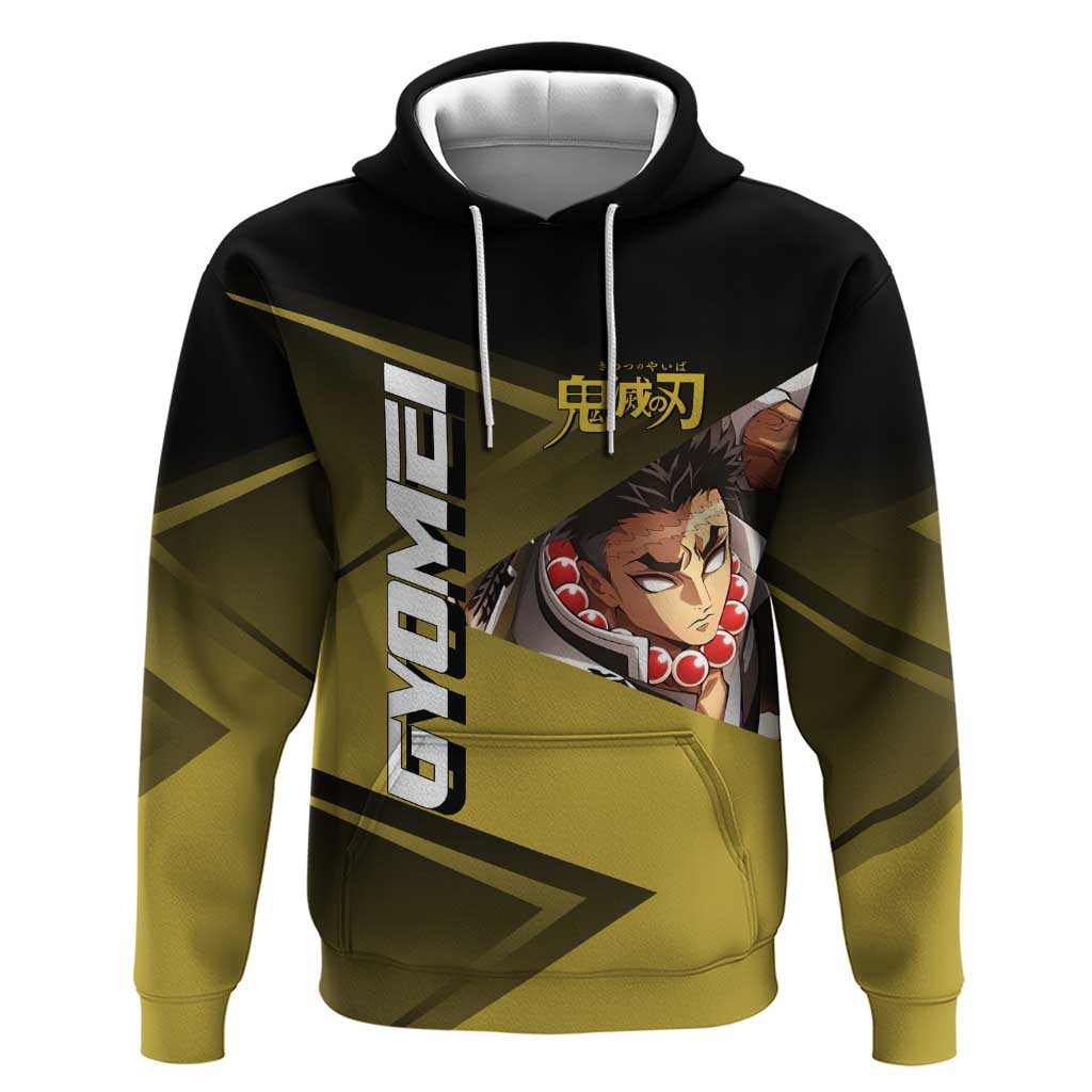 Gyomei Himejima Stone Serve Hoodie Sporty Anime Mashup Style