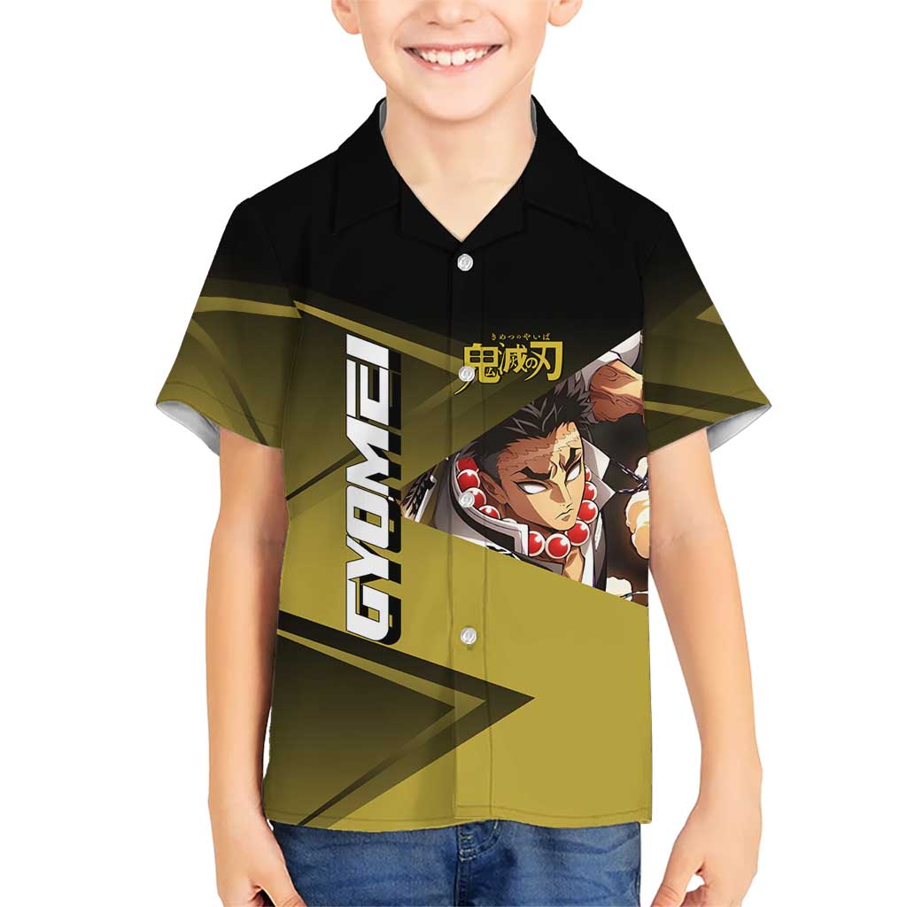 Gyomei Himejima Stone Serve Kid Hawaiian Shirt Sporty Anime Mashup Style