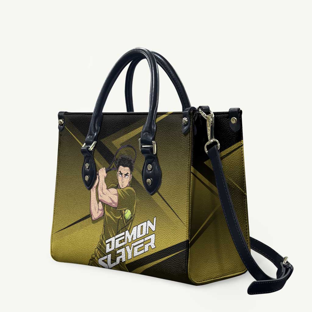 Gyomei Himejima Stone Serve Leather Bag Sporty Anime Mashup Style