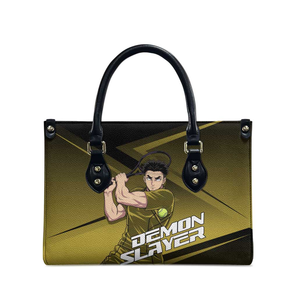 Gyomei Himejima Stone Serve Leather Bag Sporty Anime Mashup Style