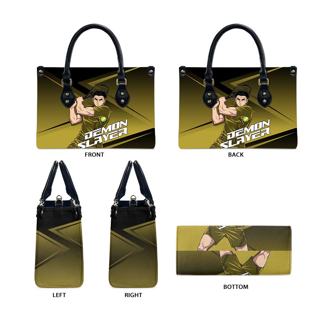 Gyomei Himejima Stone Serve Leather Bag Sporty Anime Mashup Style