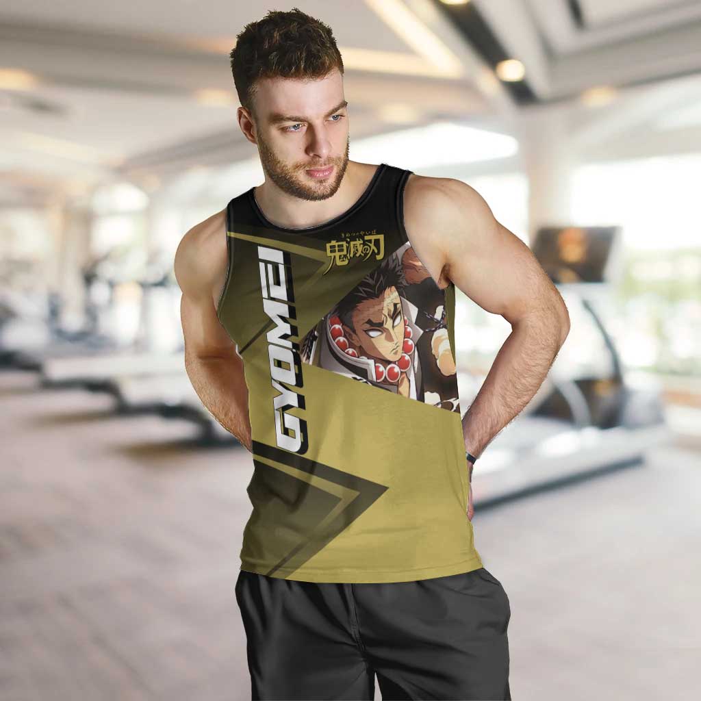 Gyomei Himejima Stone Serve Men Tank Top Sporty Anime Mashup Style