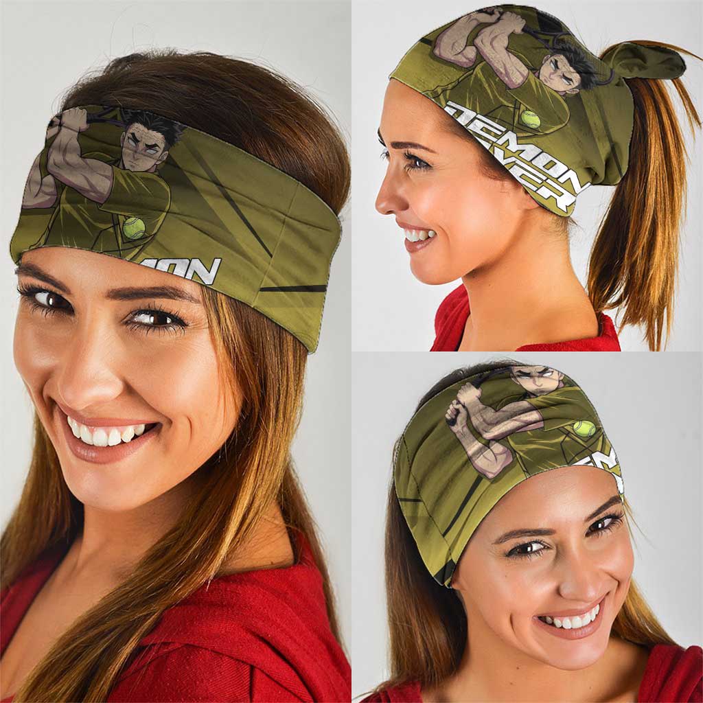Gyomei Himejima Stone Serve Neck Gaiter Sporty Anime Mashup Style