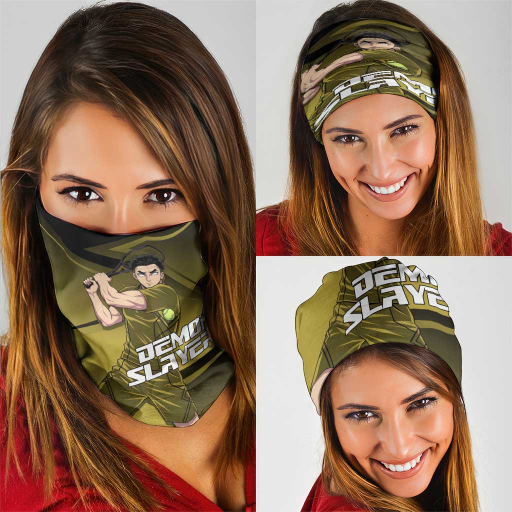 Gyomei Himejima Stone Serve Neck Gaiter Sporty Anime Mashup Style